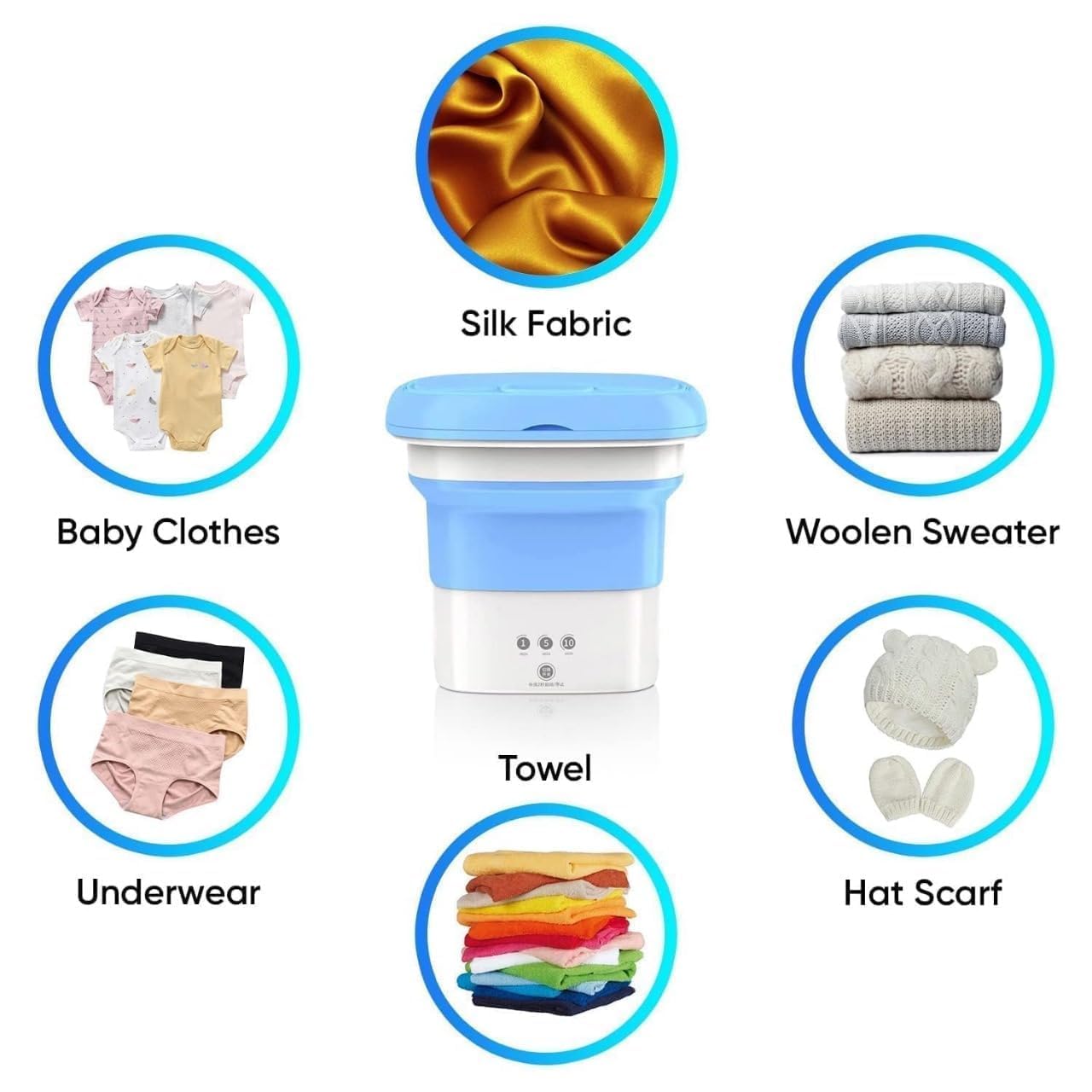 Portable Washing Machine By QuickTech