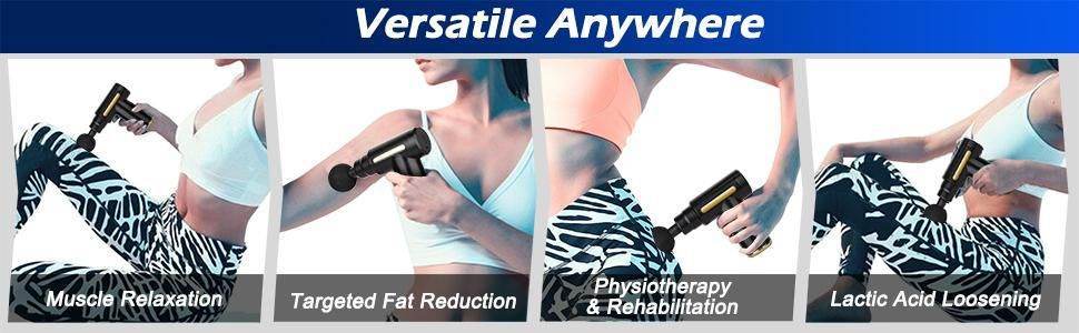 Portable Gun Shaped Muscle Massager by QuickTech - QuickTech