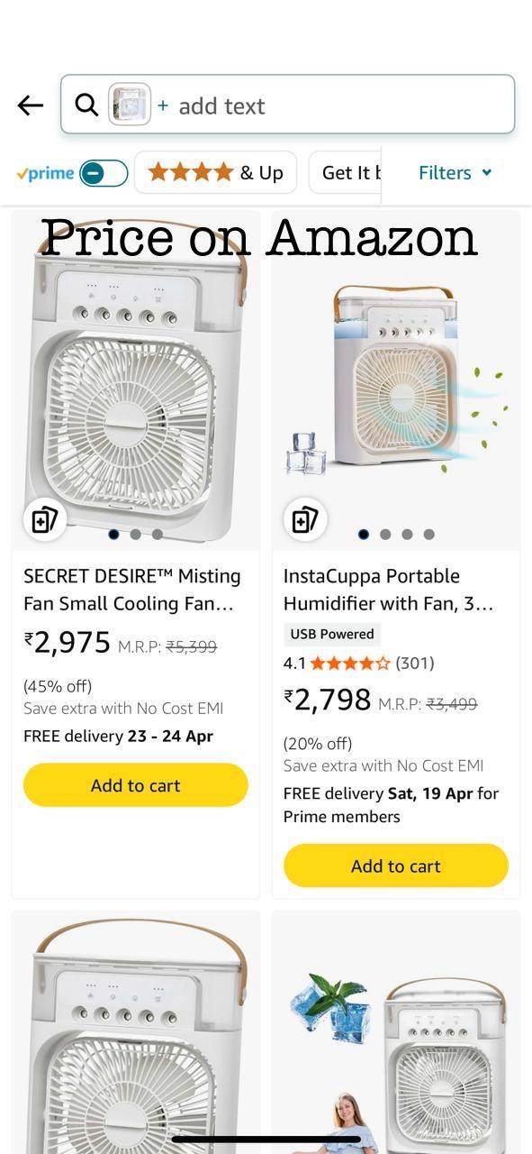 Air Cooler USB Electric Fan by QuickTech - QuickTech