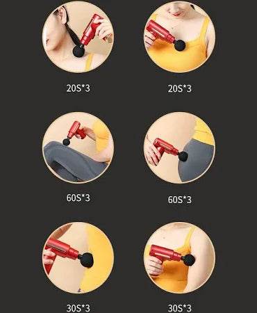Portable Gun Shaped Muscle Massager by QuickTech - QuickTech