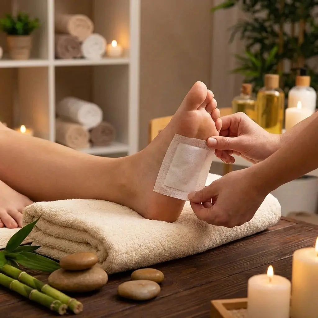 Overnight Herbal Detox Foot Pads 🌿 QuickTech