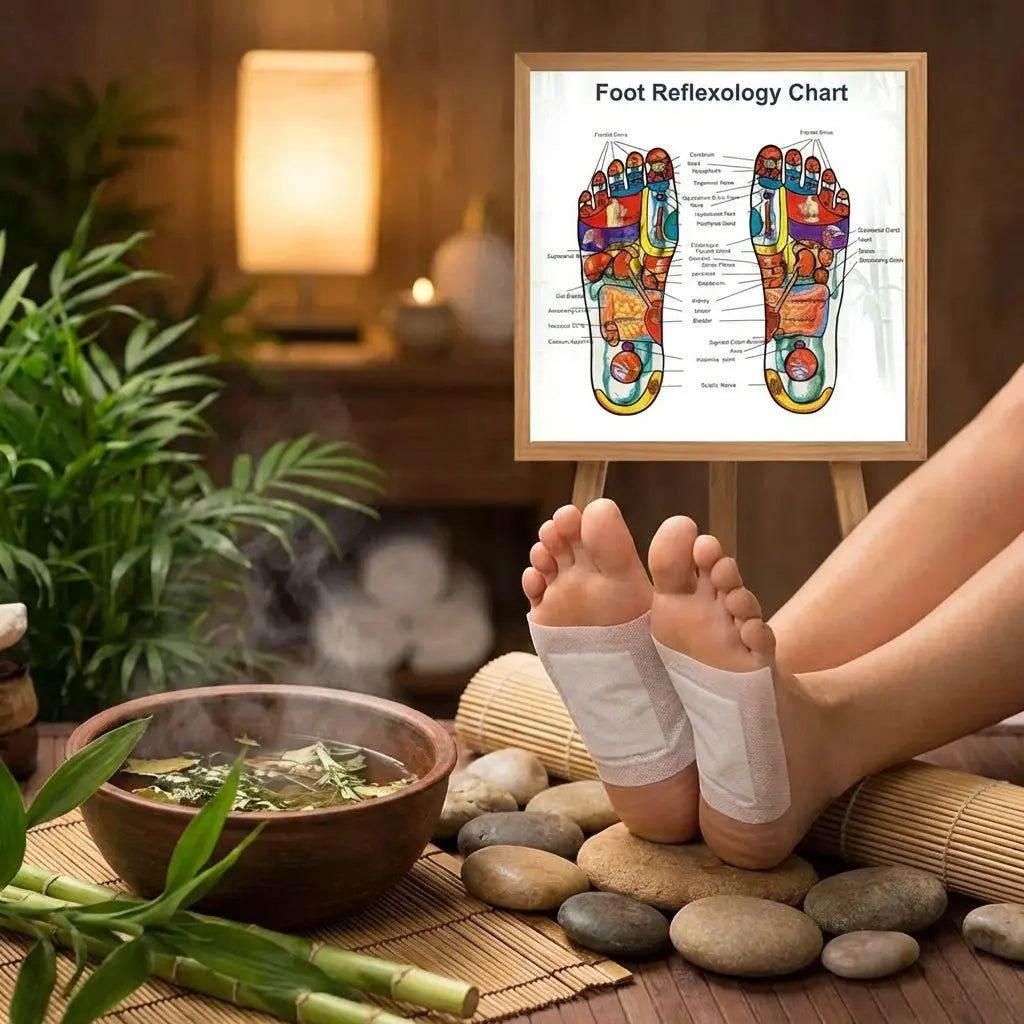 Overnight Herbal Detox Foot Pads 🌿 QuickTech