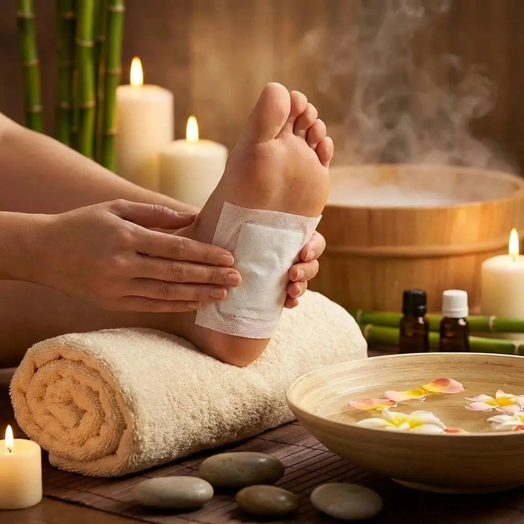 Overnight Herbal Detox Foot Pads 🌿 QuickTech
