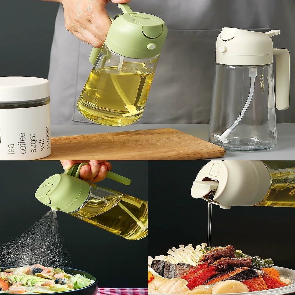 2 in 1 Oil Dispenser Bottle