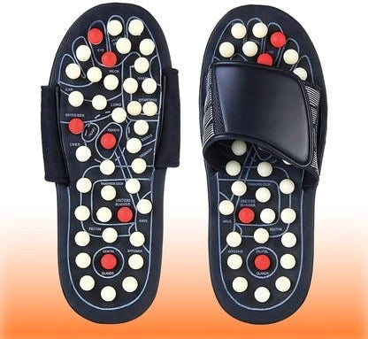 Spring Acupressure and Magnetic Therapy Slippers QuickTech
