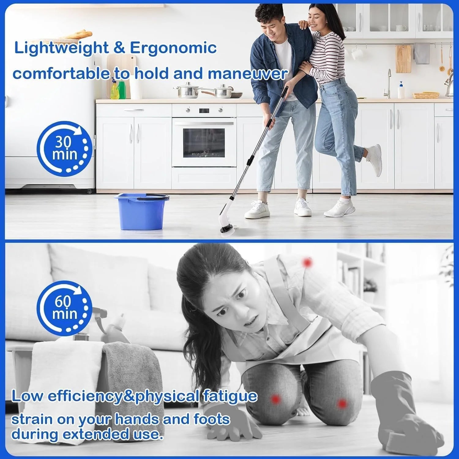 9 in 1 Electric Spin Cleaning Brush