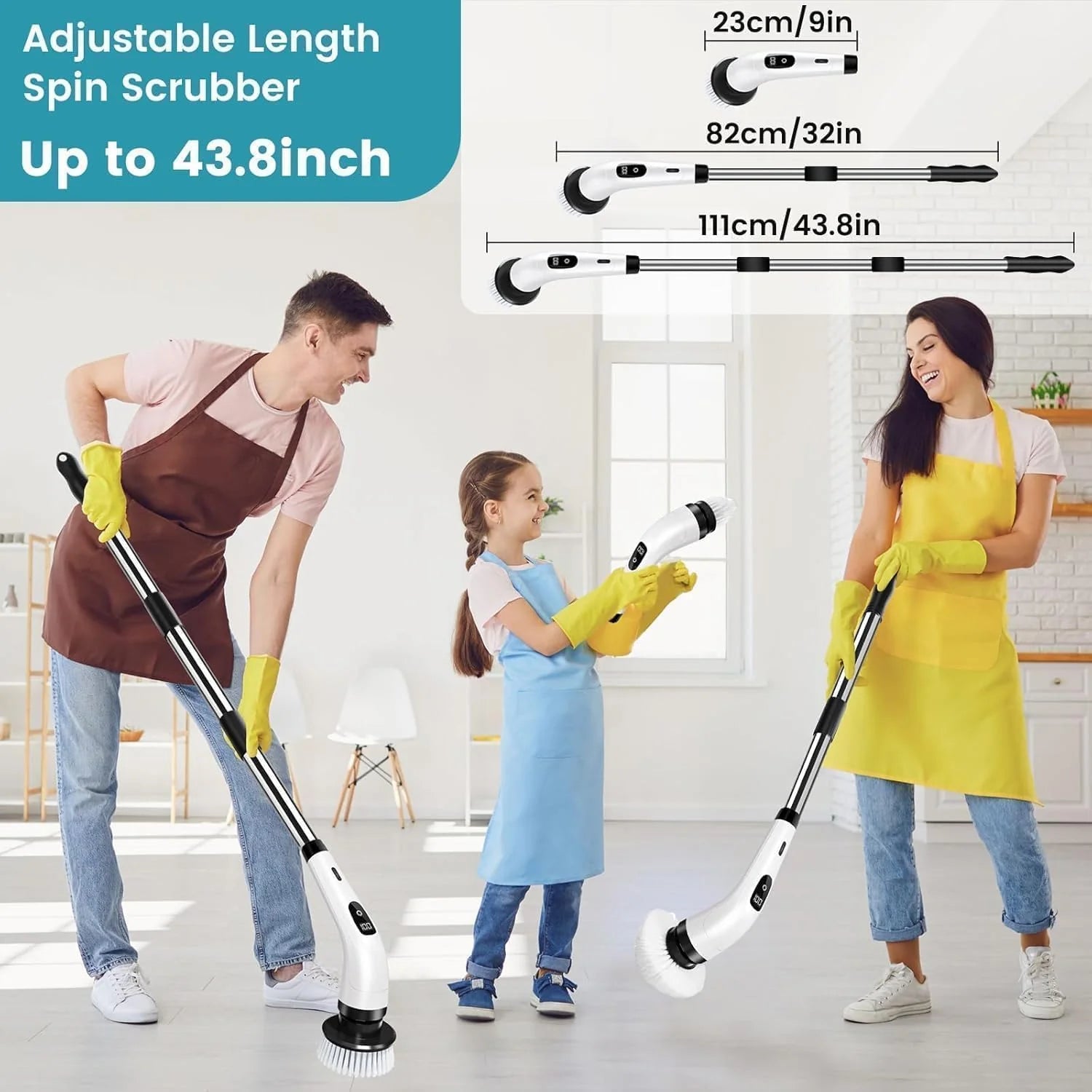9 in 1 Electric Spin Cleaning Brush