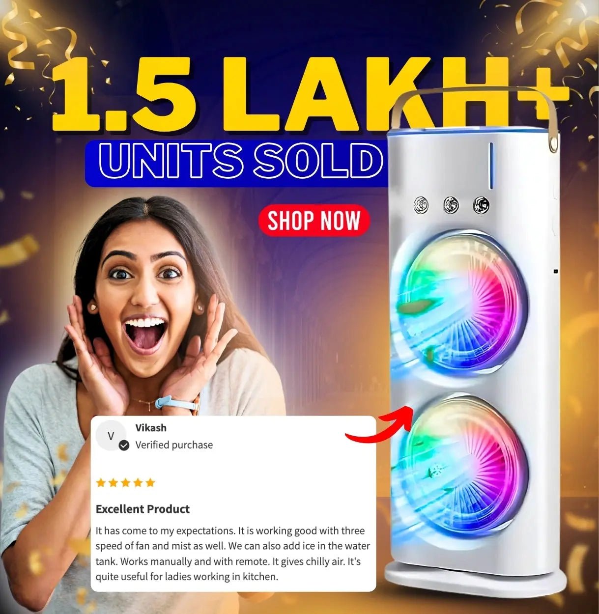 ❄️ Double Ended Air Cooler by QuickTechQuickTechQuickTechQuickTech portable dual cooling fan QuickTech