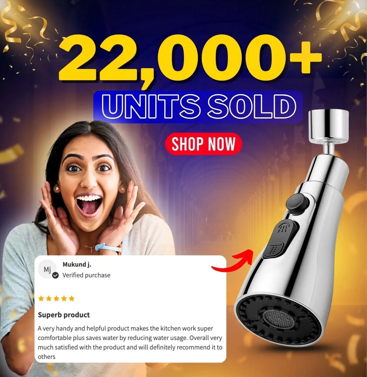 Flexible Sink Tap Extender - 360° RotatingQuickTechQuickTech👉Flexible Sink Tap Extender – 360° Rotating Extension QuickTech QuickTech