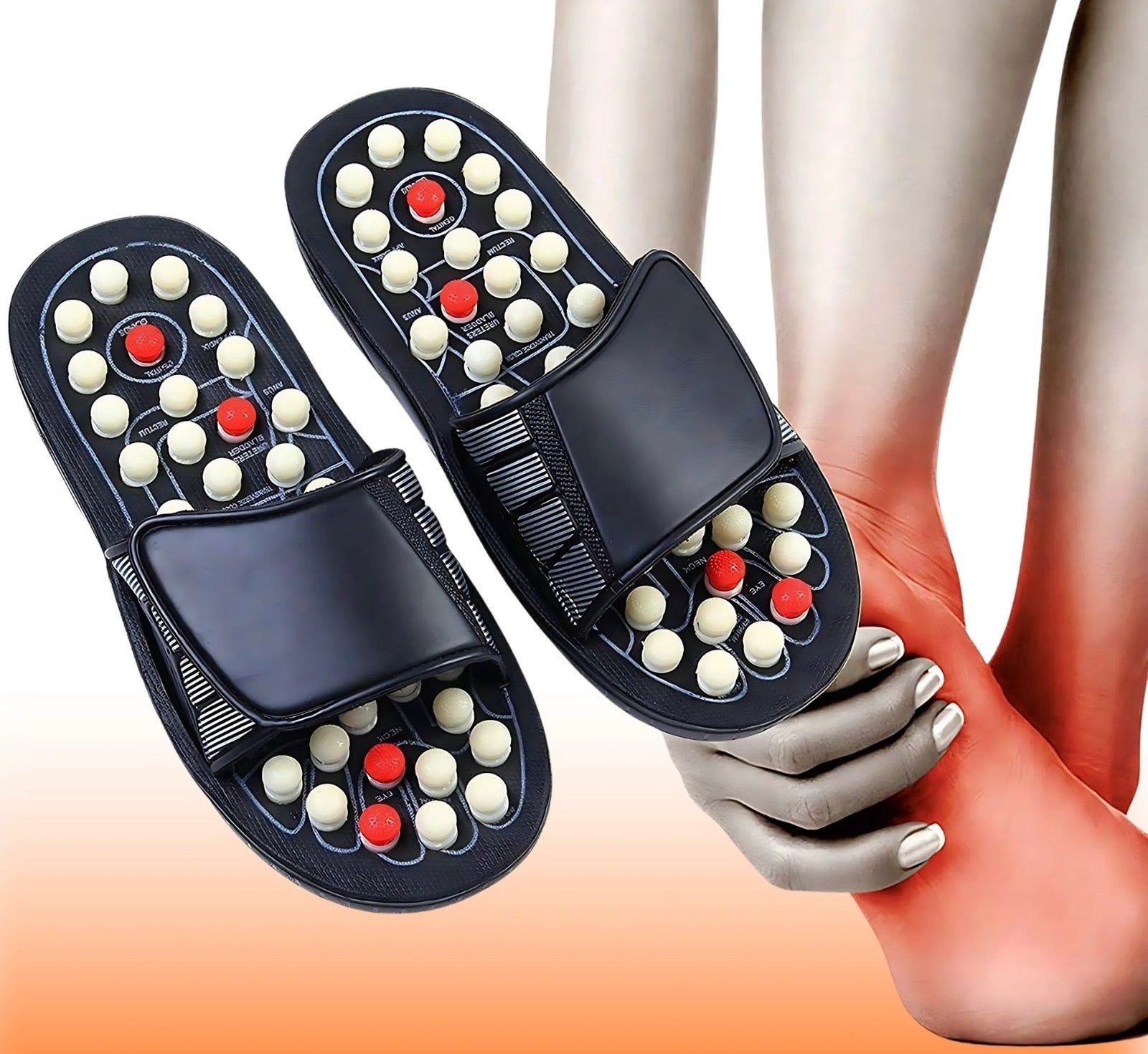 Spring Acupressure and Therapy SlippersQuickTechQuickTechSpring Acupressure and Magnetic Therapy Slippers QuickTech QuickTech